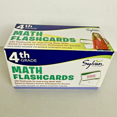 Sylvan Learning 4th Grade Math Flashcards