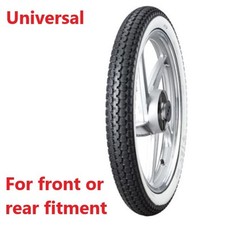 Classic White Wall Motorcycle Tyre Anlas NR7 2.75 -17 41P TT WW Univ