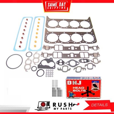 87-96 Cylinder Head Set with Head Bolt Kit For AM 5.7L V8 OHV 16v DNJ HGB3103