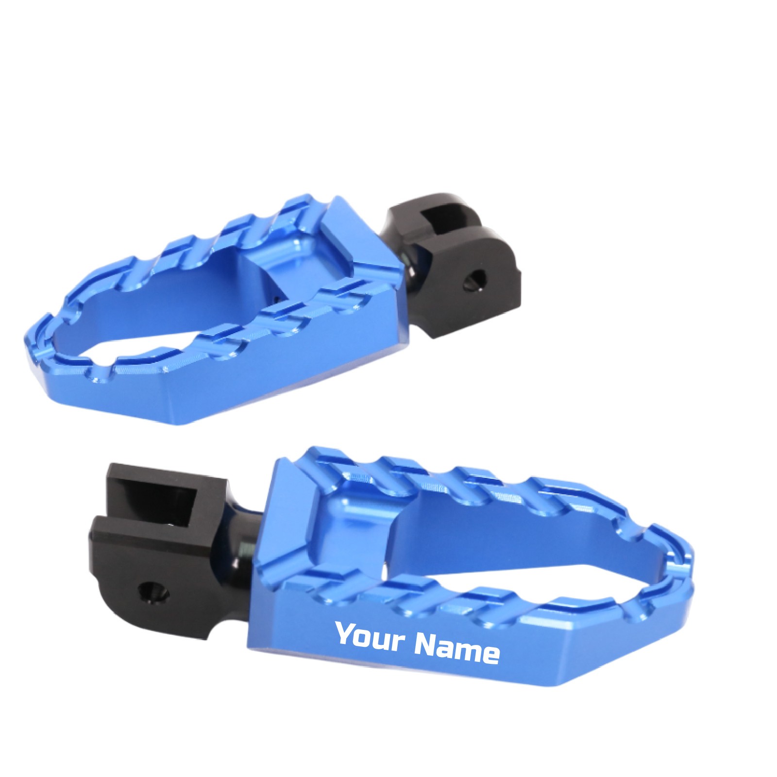 Custom Laser Front Wide Foot Pegs For Yamaha FZ1 FZ6 FZ8 FZ6R Fazer 8  FZS 1000