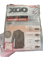 XGO Phase 2 Acclimate Dry Performance MidWeight Crew Shirt Desert Sand XL