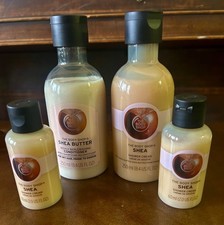 THE BODY SHOP Shea Shower Cream Shea Butter Conditioner Lot New