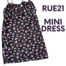 Elegant Black and Floral Mini Dress w/Thin Straps Light & Airy Summer Style