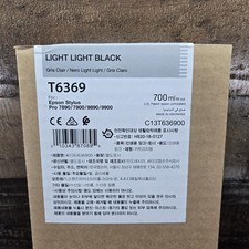 Genuine Epson Light Light Black Ink T6369 Stylus Pro 7900/9900 7890/9890 2026