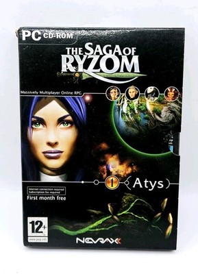 The Saga of Ryzom PC CD-ROM Massively Multiplayer Online RPG Spiel Vintage