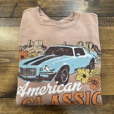 Vintage Muscle Car Sweatshirt Chevrolet American Classic Detroit GM SM Retro