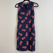 Sunsets & Sweet Tea Sheath Dress Pineapple Beach Nylon S