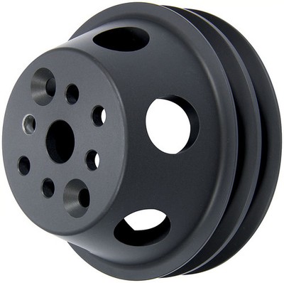Allstar Performance ALL31095 Water Pump Pulley - 1 to 1 - V-Belt - 2 Groove -