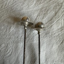 Charles Horner Hatpin Hatpins  Pair of Sterling Silver Planet  Saturn