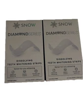 SNOW Diamond Series Dissolving Teeth Whitening Strips (2 Pack - 84 Strips)