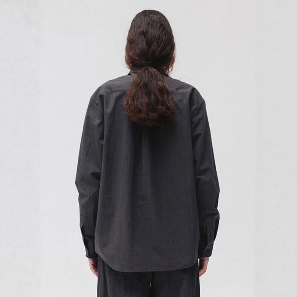 Nueva Camisa Top Mujer Otoño Suelta Manga Larga THE ROW Foto 4 de 4