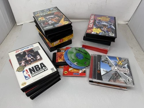 Lot Of VINTAGE GAMES For Sega Consoles