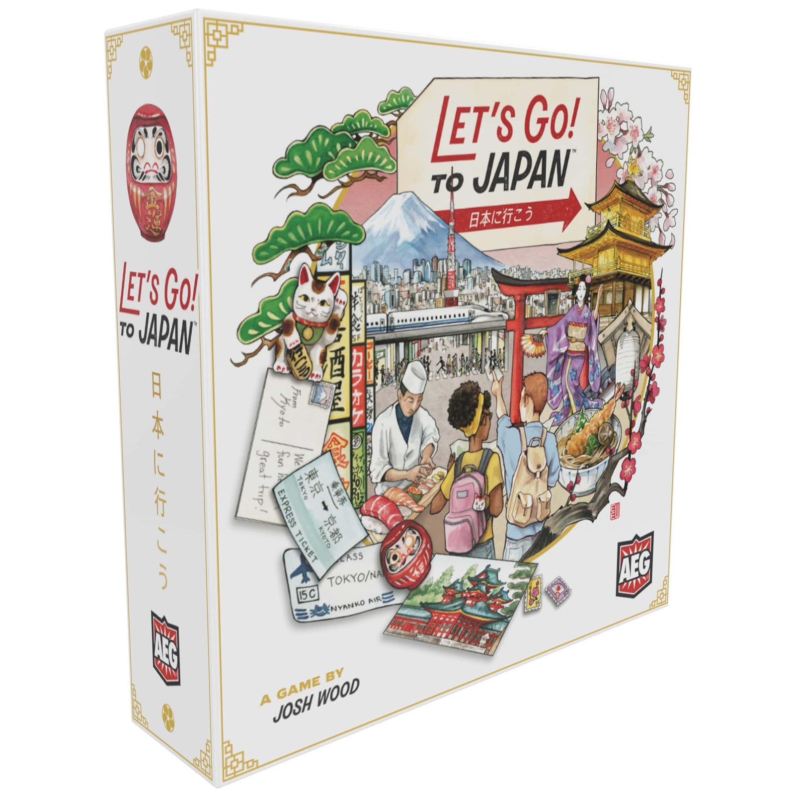 Alderac Entertainment Group Lets Go To Japan Family Board Game Ages 10 17190₽