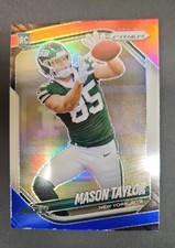 2025 Panini Prizm - Rookies Mason Taylor #329 Red White & Blue Prizm (RC)