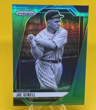 2025 Green Prizm Baseball #135 Joe Sewell Clevland Indians