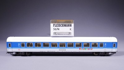 H0 AC Fleischmann 5674K Schnellzugwagen 2. Kl. Bpmz Kinderland DB in OVP #TX_100