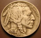 1938-D Buffalo Nickel