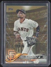 2018 Topps #592 Gorkys Hernandez Gold #/2018