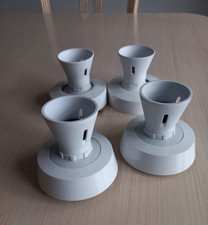 CED Branded BC Batten Holder Ceiling Rose Baseplate White