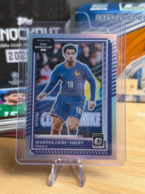 Warren Zaire Emery Holo Panini Donruss Road to WM 26 France Card 