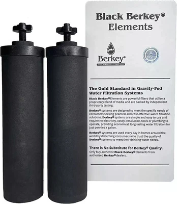 Berkey Authentic Black BB9-2 Water replacement Filters For Berkey Water System