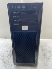 Retro Black ATX Desktop Computer Case