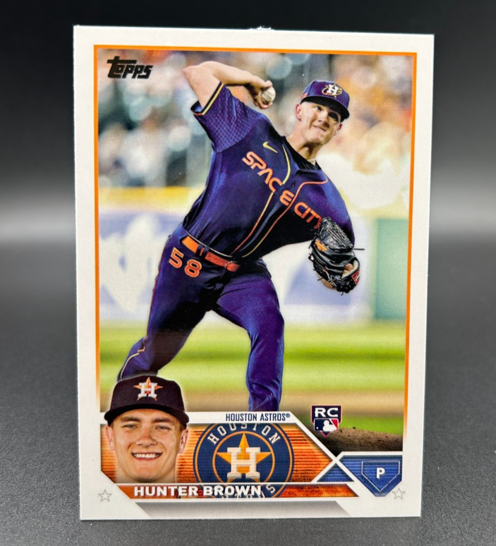 HUNTER BROWN (Rookie) - 2023 Topps Series 1 #111 Houston Astros - (RC)