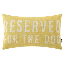 TRENDIN Dog Pillow Cover 12x20 inches Pet Lover Gifts Reserved for The Dog Si...