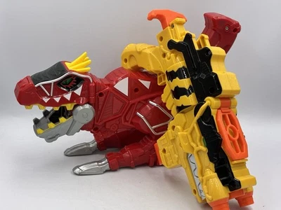 BANDAI 2015 Power Rangers T-REX SUPER CHARGE MORPHED DINO MORPHED BLASTER SET - Photo 1/4