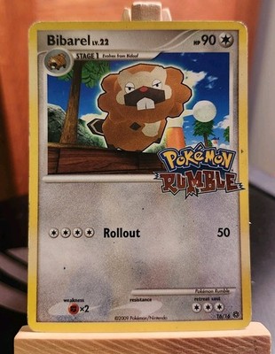 Bibarel 16/16 Pokemon Rumble Card