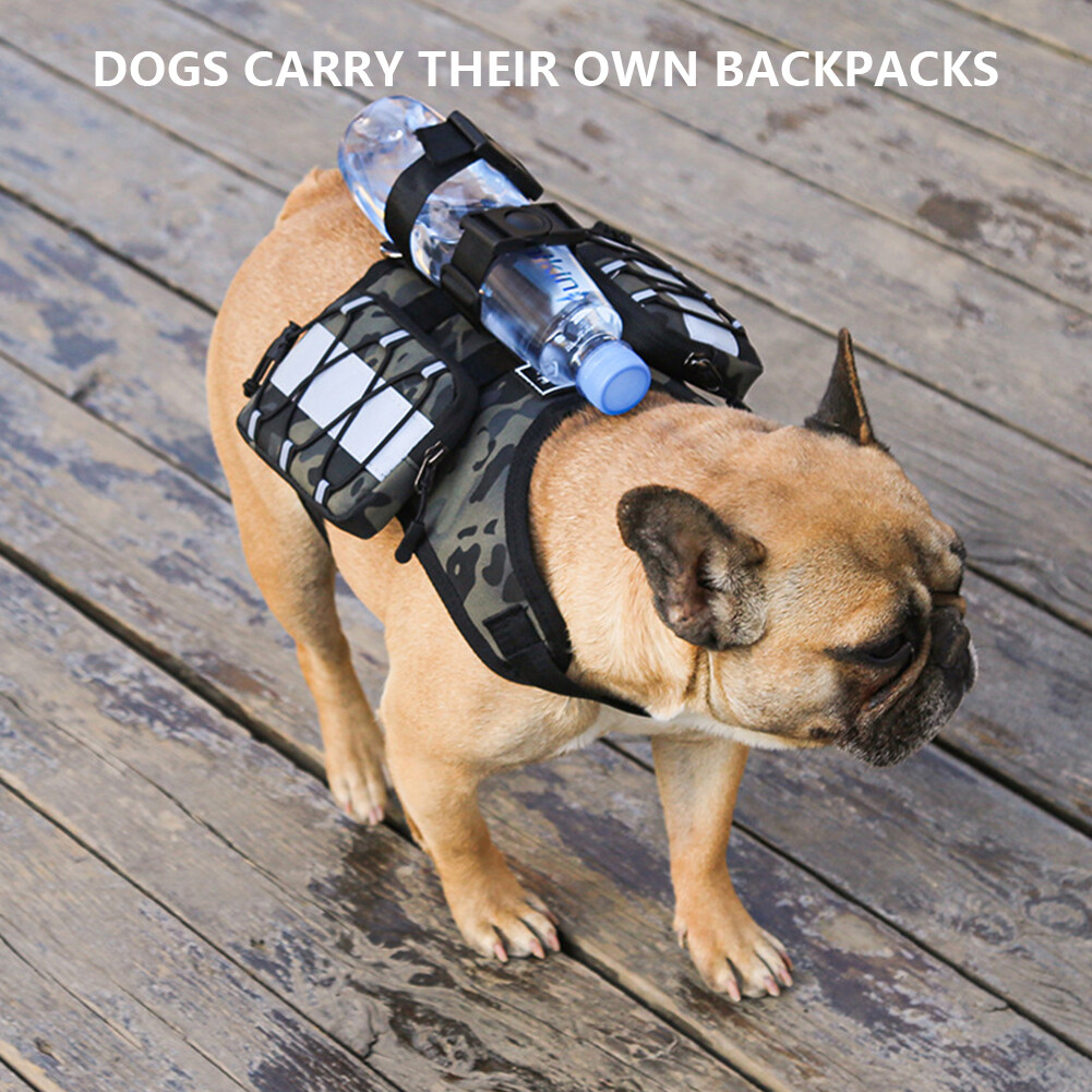 Dog Hiking Backpack Waterproof Dog Selfbackpack Pets Accessories (Camouflage L) eBay
