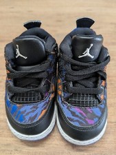 Toddler Air Jordan Retro 4 SE “Rush Violet”  Shoes/Sneakers BQ9041-005 Size 4C