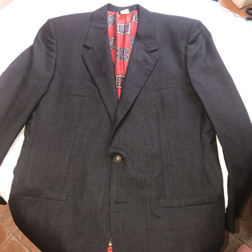 Vintage Gianni Versace Suit Jacket Blue 