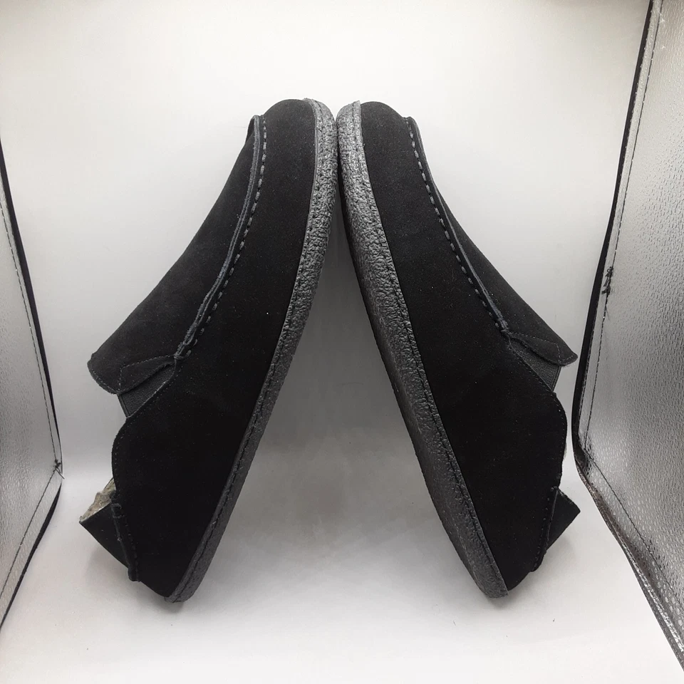 Zapatillas convertibles Clarks para hombre 12M negras gamuza piel sintética Foto 4 de 4