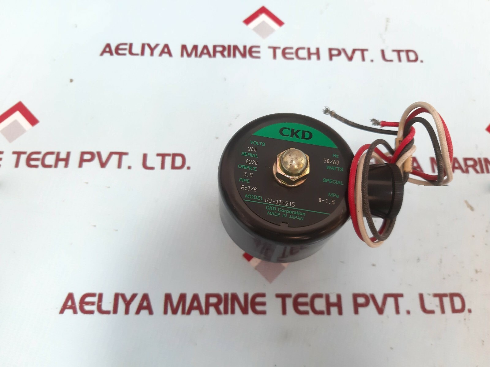 CKD Corporation HO-03-215 Brass Solenoid Valve