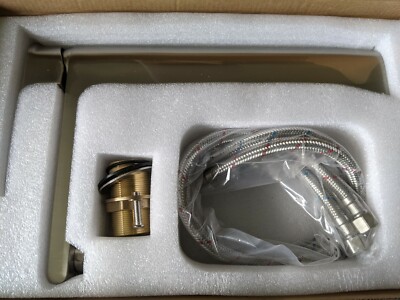 Beelee Bathroom Faucet for undermounted Vanity Sink,Single Handle,one Nickel
