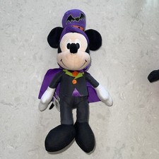 Disney Mickey Mouse Plush Lot Toy Doll Halloween Bat Stuffed Animal