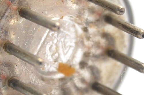 Genuine Telefunken Berlin ECC83 Preamp Tube, Halo Getter / Ribbed Plates, NOS - Picture 7 of 9