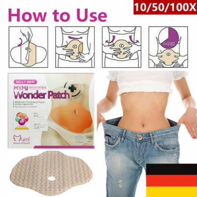 MARKENLOS 5-100 Stk Extra Starke Abnehmen Patches WEIGHT LOSS DIET AID Detox Slim Patch
