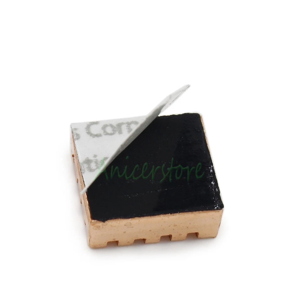 10-Pieces Adhesive Back Copper Heatsink For PC VGA GPU Chipset DDR3 RAM Memory - Image 3 of 4
