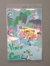 Rolling Stones backstage pass laminated Video Crew !