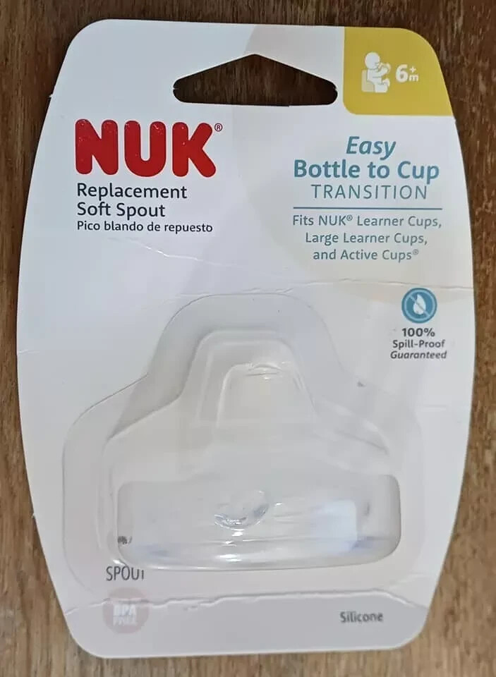 NUK Replacement Soft Silicone Spout Months+ (For Learner