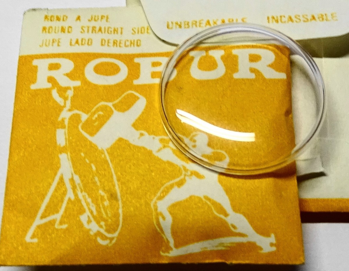 Verre De Montre Ronde ROBUR Diamètre 20.1 Mm - Neuf Sans étiquette, Fabriqué En France