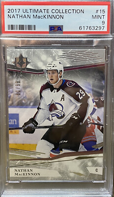 2017-18 Ultimate Collection /99 Nathan MacKinnon #15 PSA 9 Mint