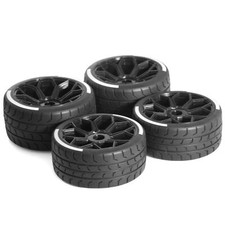 4Pcs Wheel Highway Tires 17mm Hex Wheel For 1/7 ARRMA Felony FSR Felony 6S BLXRC