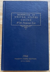 Blue Book "Handbook of United States Coins" 23rd Edition, 1966 - Hardcover