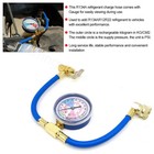 134A Car Auto A/C Air Conditioner Refrigerant Refill Pressure Gauge Hose Kit New