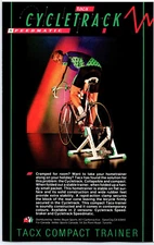Print Ad 1989 TACX Cycletrack Speedmatic Compact Trainer  Veltec-Sports Cycling
