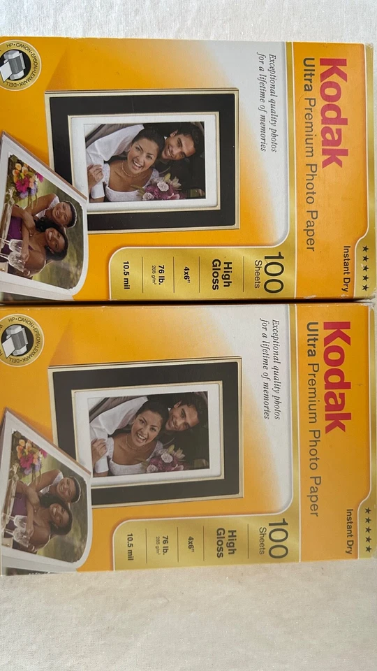 Papel Fotográfico Kodak Ultra Premium X2 Alto Brillo 4X6 200 HOJAS Foto 4 de 4