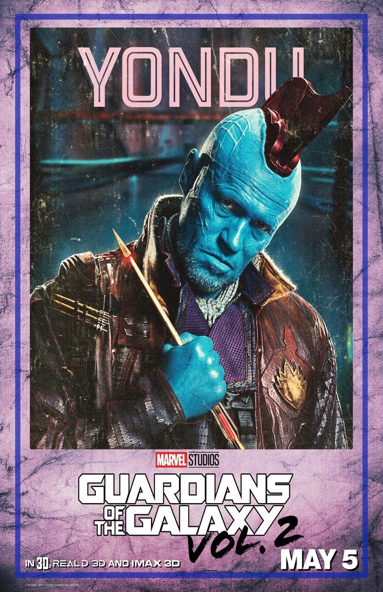 Guardians of the Galaxy ホログラムポスター Guardians Of The Galaxy movie poster (vol. 2) - Yondu - 11 x 17